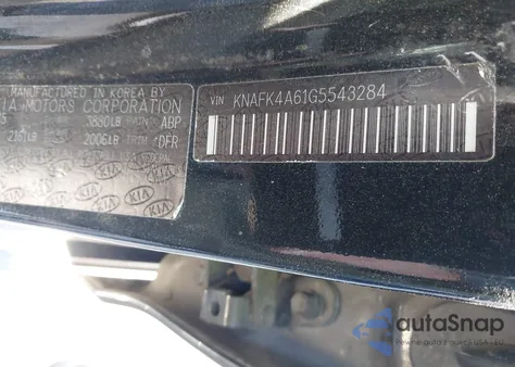 2016 Kia Forte Lx из США, поврежденный, VIN KNAFK4A61G5543284